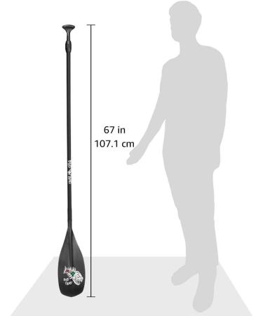 Blue Planet Adjustable Oval Shaft SUP Paddle with Kai Zen Blade | Aircraft Aluminum | Rubberized Grip | All Level Stand Up Paddle Boarding Paddle - Buy Online on GoSupps.com