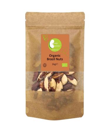 Organic Brazil Nuts - Certified Organic - by Busy Beans Organic (1kg) - Buy Online on GoSupps.com