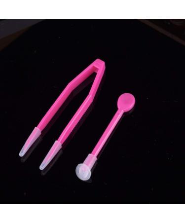 Ifundom 5-Part Contact Lens Tweezers Set | Soft Tip Contact Lens Removal & Insertion Tool | Optimal for Safe Use - Buy Online on GoSupps.com