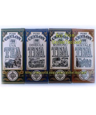 Mlesna 4 X 50g in 1 Pack Pure Ceylon Fresh Tea 200g from Sri Lanka GH#(leavla NHGIR8934324877
