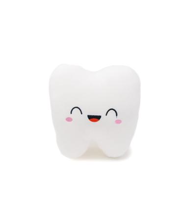 nerdbugs Tooth Plush- The Molar The Merrier! - Dentist Gift/Oral Surgeon Gift/Dental Hygenist Gift/ Tooth Fair Pillow