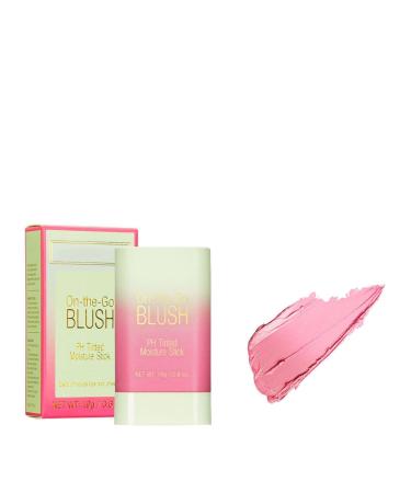 CHAKAE Tinted Blush Stick Cream Blushes Stick Solid Beauty Stick Moisturizing Stick Makeup Supplies for Cheeks