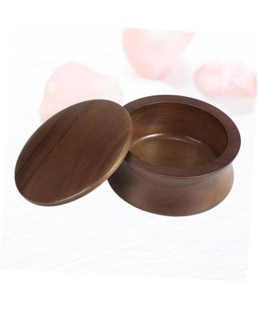 Minkissy 3-Piece Men's Shaving Set: Foam Cream Brush & Wooden Bowl - Premium Bamboo Shaving Soap & Shell with Lid - Buy Online on GoSupps.com