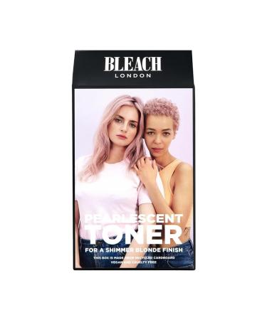 Bleach London Pearlescent Toner Kit: Neutralise Yellows & Achieve Pearly Blonde Colour Ammonia-Free Semi-permanent Toner for Bleached Blonde Hair Includes Colourant Developing Lotion and Mask