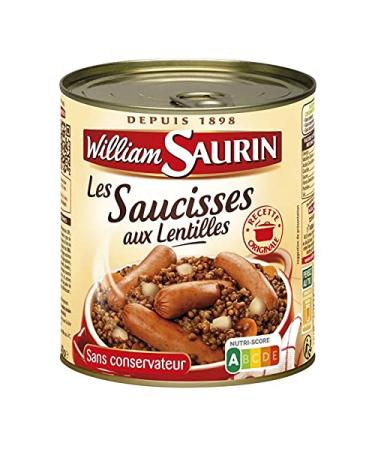 Epicerie sal e William Saurin Lentil Sausages 840 g Pack of 4 Sold as a Lot