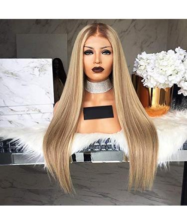 Buy Long Blonde Wig with Dark Roots | Natural Women's Cosplay Wig - International Shipping - Buy Online on GoSupps.com