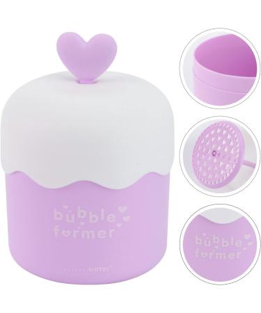 Veemoon Portable Facial Foaming Cup - Travel-Friendly Facial Cleansing Tool (Purple) | International Shipping Available - Buy Online on GoSupps.com