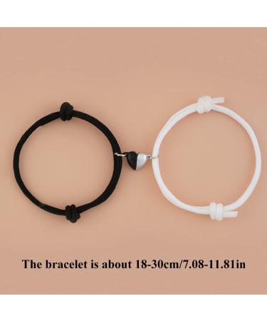 Magnetic Bracelets for Couples | Hand-Woven Love Magnet Matching Bracelets - Perfect Gift for Him & Her - Buy Online on GoSupps.com