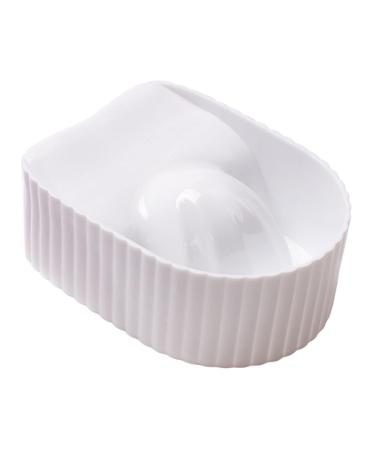 kawehiop Nail Soaking Bowl Manicure SPA Tool for Home Salon Acrylic Remover Durable and Easy to Clean White 14.8x11.5x5.7cm 1Set 1Set White 14.8x11.5x5.7cm