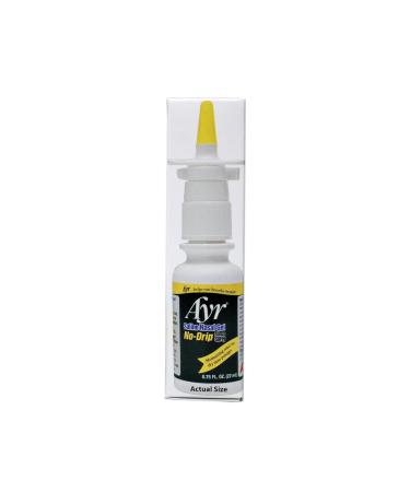 Ayr Saline Nasal Gel No-drip Sinus Spray with Soothing Aloe Vera 0.75 Fl Oz Spray Bottle (Pack of 2) - Buy Online on GoSupps.com
