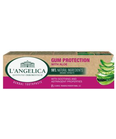 L'Angelica Gum Protection Toothpaste with Aloe Vera 75 ml - Long-lasting!