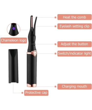 FRCOLOR 1Set heated eyelash curler electric lash curler tool portable eye curler rechargeable lash curler professional eyelash curler rechargeable eyelash curler mascara abs travel make up - Buy Online on GoSupps.com