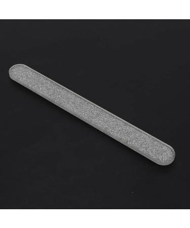 Nail File Nail Buffer Double Sided for Fingernails Toenails for Home DIY and Salon(Large Silver) - Buy Online on GoSupps.com