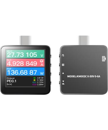 Guoqiao Power Z Type C KM003C Fast Charging Tester | Digital Voltmeter & Amperemeter | Motherboard Repair & Power Bank Detector - Buy Online on GoSupps.com