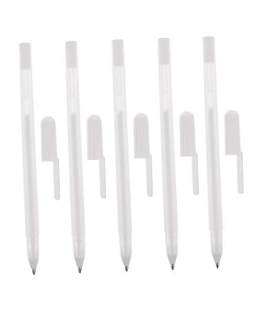 VINTORKY 5pcs Skin Positioning Pen Eyebrow Pen Eye Brow Pen Brow Pencil Eyebrow Makeup Pen Plastic White