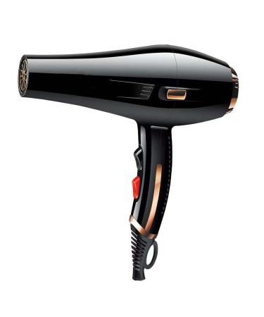 Professional Hair Dryer 2000W Salon Hairdryer with Nozzle Salon Lightweight Hairdryer Sets for Women Powerful Blow Dryer Hairdryer Low Noise for Home or Salon Black Small Gift