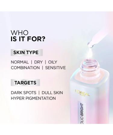 L'Oreal Paris Glycolic Bright Daily Foaming Facial Cleanser 50ml |Daily Glowing Face Wash for Dull Skin - Buy Online on GoSupps.com