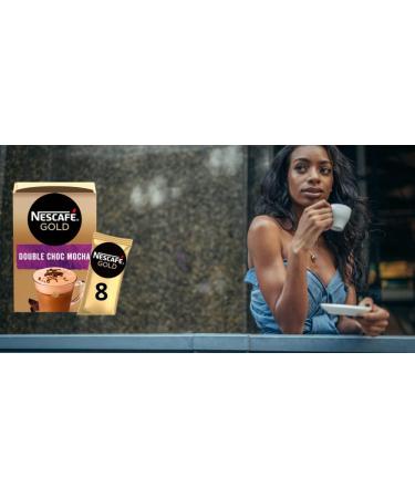 Temas Instant Coffee Mocha Bundle Contains 48 x Nescafe Gold Double Choc Mocha 48 x Coffee Stirrers & Reusable Coffee Cup. Compatible With lovers of Nescafe Gold|Coffee Sachets Individually Wrapped - Buy Online on GoSupps.com