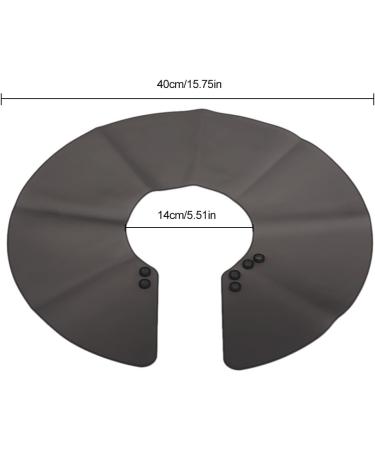 Haircut Neck Wrap Collar Shield Silicone Coloring Cuttin Barber Hairdressing - Buy Online on GoSupps.com