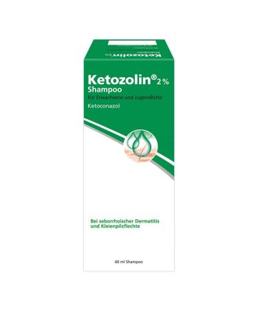 KETOZOLIN 2% Shampoo 60 ml 60 ml (1 pack)