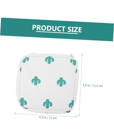 Plafope Women's Coin Bag & Menstruation Storage Pocket - Multifunctional Halter Towel & Pad Holder 11.5x11.5x4cm - Buy Online on GoSupps.com