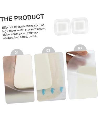 Urgical Scar Patch 2pcs - Silicone Pressure Sore & Keloid Scar Removal Sticker Tape Roll - Buy Online on GoSupps.com