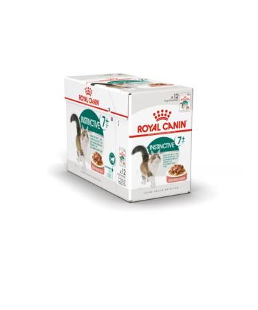 Royal Canin Instinctive 7+ in Gravy Adult Wet Cat Food 85g (Pack of 12)