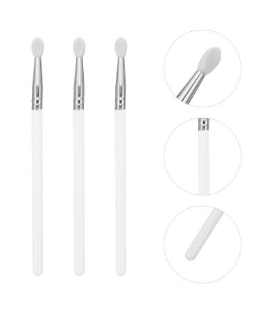 Lurrose Silicone Makeup Brush Set - Lip Gloss & Lip Contour Applicators with Wooden Long Handle for Flawless Blush & Lipstick Application - Buy Online on GoSupps.com