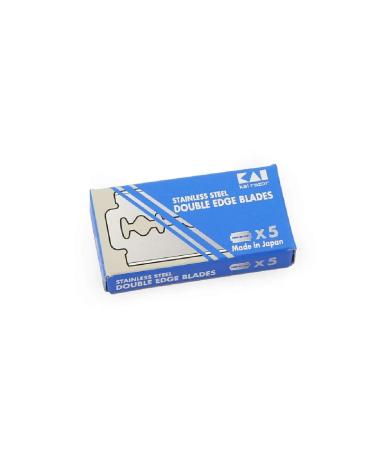 50 Kai Stainless Steel Double Edge Safety Razor Blades | Premium Quality for a Smooth Shave - International Shipping Available - Buy Online on GoSupps.com