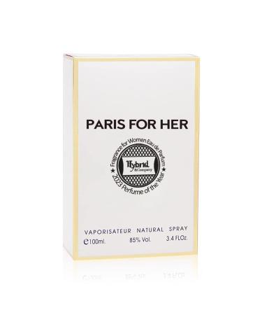 Hybrid & Company Paris for Her Fragrance for Natural Spray Sweet Scent Women Eau De Parfum 3.4 Fl Oz - Buy Online on GoSupps.com