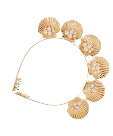 Stylish Minkissy Hair Accessories Set - Alloy Shell Hairband Sea Star Bobby Pins & Pearl Hair Clips - Buy Online on GoSupps.com