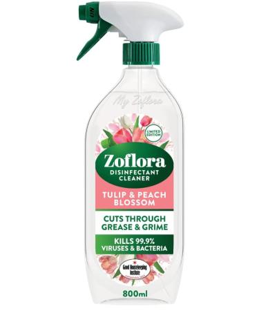 Zoflora Multipurpose Disinfectant Cleaner Tulip & Peach Blossom 800ml