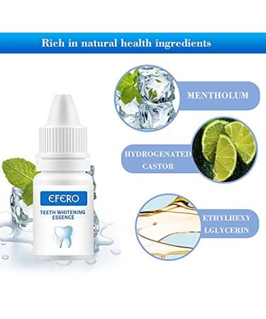 EFERO Teeth Whitening Essence Powder - Remove Plaque Stains & Freshen Breath | Dental Hygiene - Buy Online on GoSupps.com