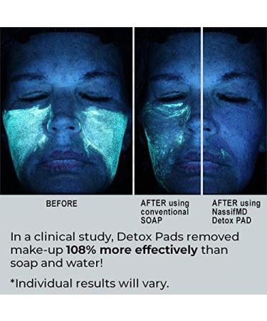 NassifMD Detox Pads - 60 Count - Glycolic & Salicylic Acid Exfoliating Pads for Face - Buy Online on GoSupps.com