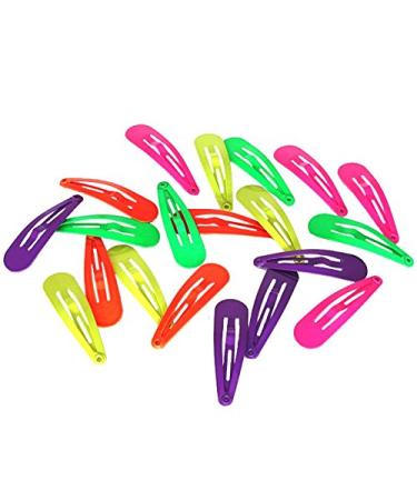 Buy HAARallerliebst Neon Hair Clips (20 pcs 3.9 cm) in Pink Storage Box - Stylish & Functional Accessories for All Hair Types - Buy Online on GoSupps.com