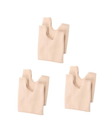 Healifty Thumb Splints 3 Pairs Thread Stand Thumb Brace Big Bunionette Thumb Straighteners Separator Bracket Orthotics Splitter Sock Foot Bunion Brace Bunion Sleeves As Shownx3pcs Sx3pcs