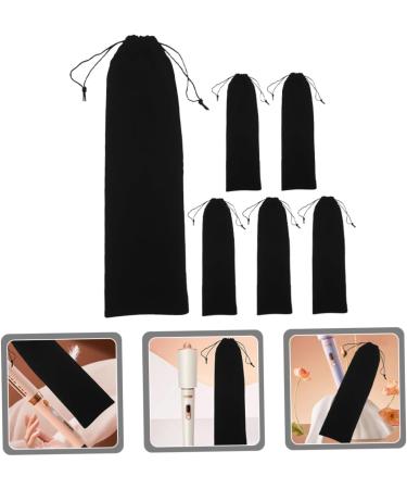 Uonlytech 6pcs Hair Dryer Travel Bag Hair Tools Cover Curler Curling Flannel Hair Accessories Travel Case - Buy Online on GoSupps.com