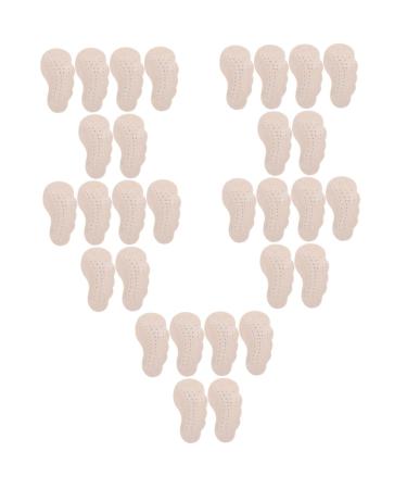 FOMIYES Compact Foot Pads 15 Pairs Anti Slip Stickers for Heels Anti-Skid Pads Heeled Boots for Women Non Shoe Inserts Ladies Insoles Womens+Pumps Support Pad Foot Pigskin Women's