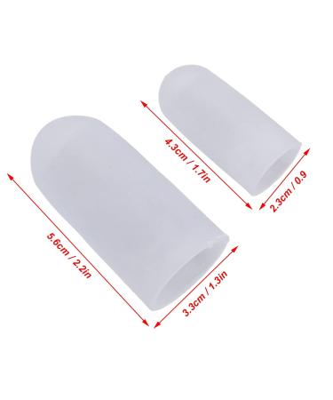 Silicone Toe Protectors - 10 Pairs Soft Toe Guards & Covers for All Sizes - Prevent Friction & Discomfort - Buy Online on GoSupps.com