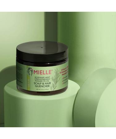 Mielle Organics Rosemary Mint Pomade-To-Oil - Nourishing Scalp & Hair Quencher (5 oz) - Strengthen & Shine International Shipping Available - Buy Online on GoSupps.com