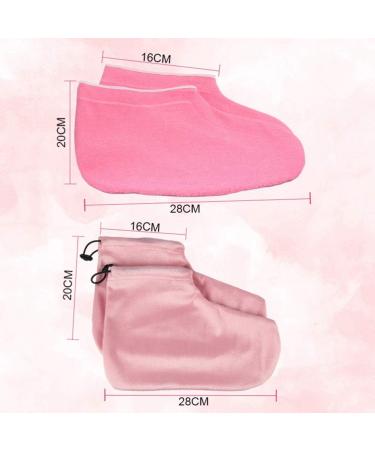 Frcolor 2 Pair Paraffin Wax Glove & Boot Liners - Thermal Ankle Boots & Hand Care Cozy Inserts for Spa & Moisturizing Treatment - International Shipping Available - Buy Online on GoSupps.com