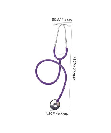 Stethoscope Farms: Premium Vet & Household Stethoscopes for Pets & Livestock - Single Tube Metal & Rubber Purple - Buy Online on GoSupps.com