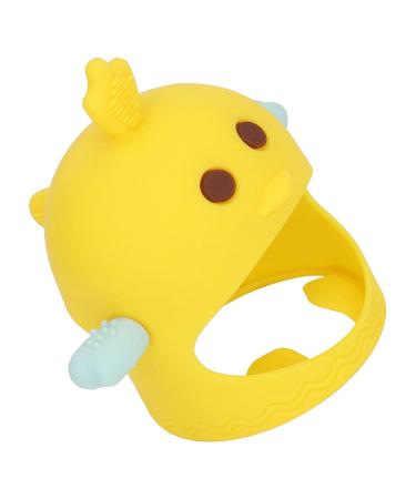 Buy Baby Bite Ring Handle - Silicone Sweet Chick Shape Calming Pacifier | Tactile Training Toy (Lemon Yellow) - International Shipping - Buy Online on GoSupps.com