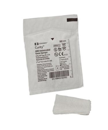 Kendall Curity AMD Gauze 4"X4" 12 Ply Sterile - Box of 50 - Model 2533