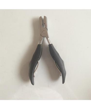 Heat Fusion Glue Keratin Bonding Micro Rings Removal Pliers for Hair Extensions hair plier hair extension plier (Flat Shape) - Buy Online on GoSupps.com