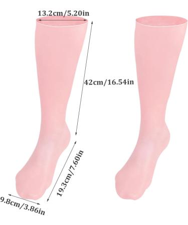 Moisturising Socks 1Pair Anti Slip Elastic Silicone Socks Comfortable Overnight Gel Socks Reusable Foot Moisturiser Socks for Repairing Dry Feet (Pink) Style2 - Buy Online on GoSupps.com