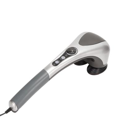 Handheld back massager-comfortable double-knot-hand-shiatsu massager for home for the deep tissue massage of shoulders legs feet and muscles