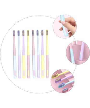 Gleavi 8-Pack Manual Toothbrush Set - Soft & Sensitive Ice Cream Designs for Kids & Family | Reusable Travel-Friendly Eco-Friendly Plastic - Buy Online on GoSupps.com