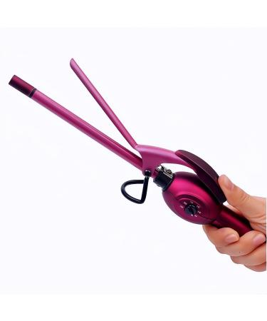 Deep Curly Curling Wand | 3/8 Inch Mini Barrel Iron for All Hair Types - Ideal for Men Women & Kids - Buy Online on GoSupps.com