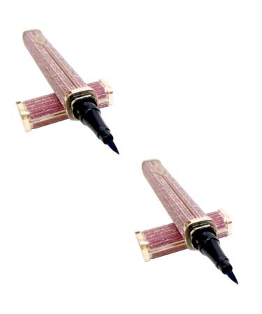 Didiseaon 2pcs eyeliner eyeliner pen Miss makeup eyeliner Skinned liquid No smudge colored eyeliners